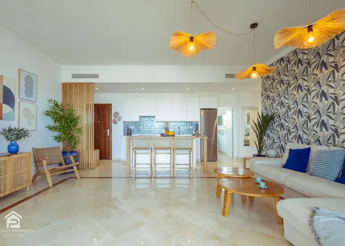 Lägenhet Paraiso - Sea-views, 3 Bedrooms, 7 Pools